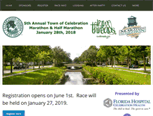 Tablet Screenshot of celebrationmarathon.com